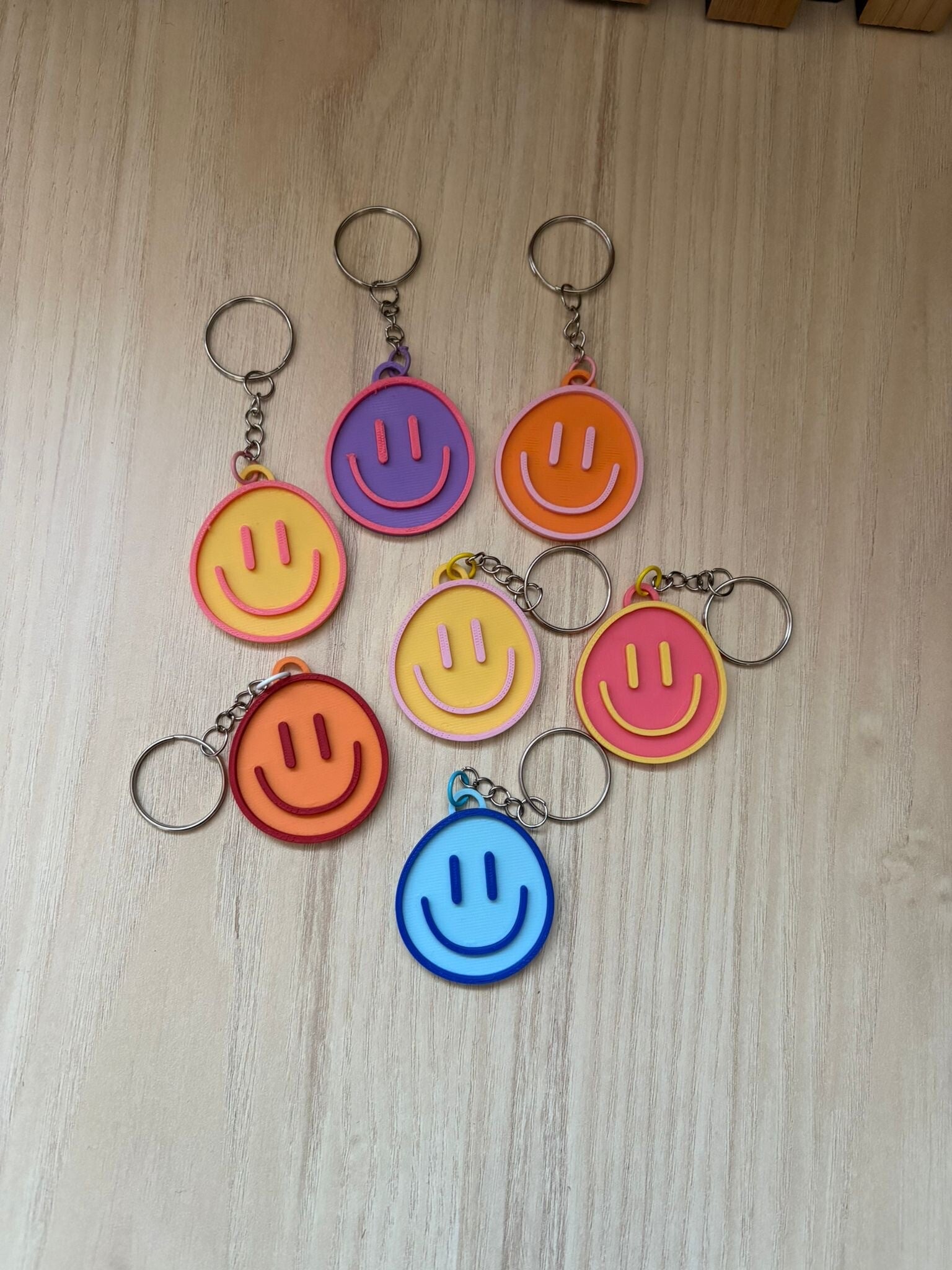 Smiley sleutelhanger