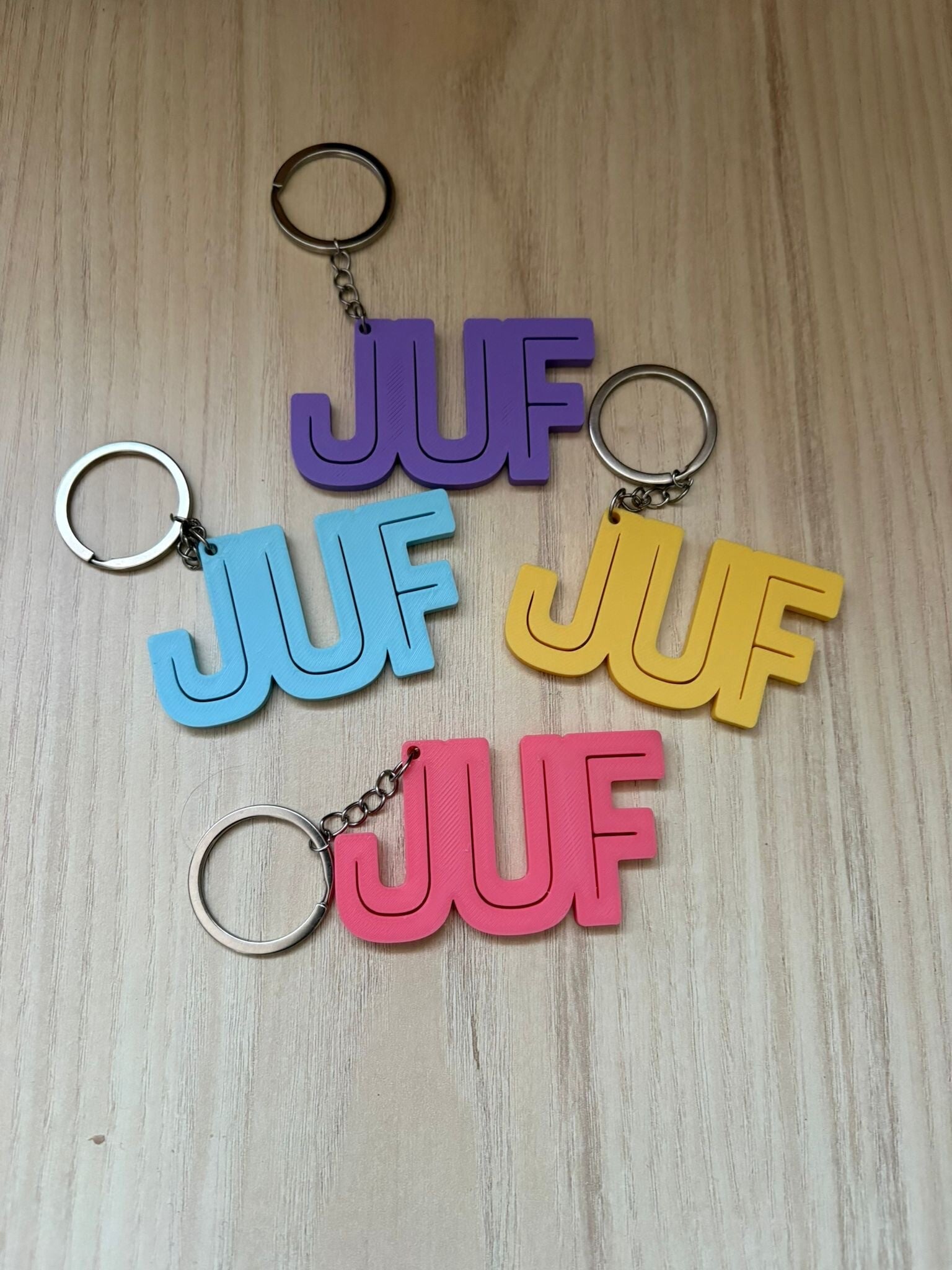Juf sleutelhanger