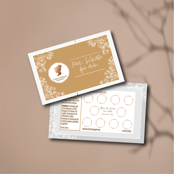 Klassische 10er Trainingskarte