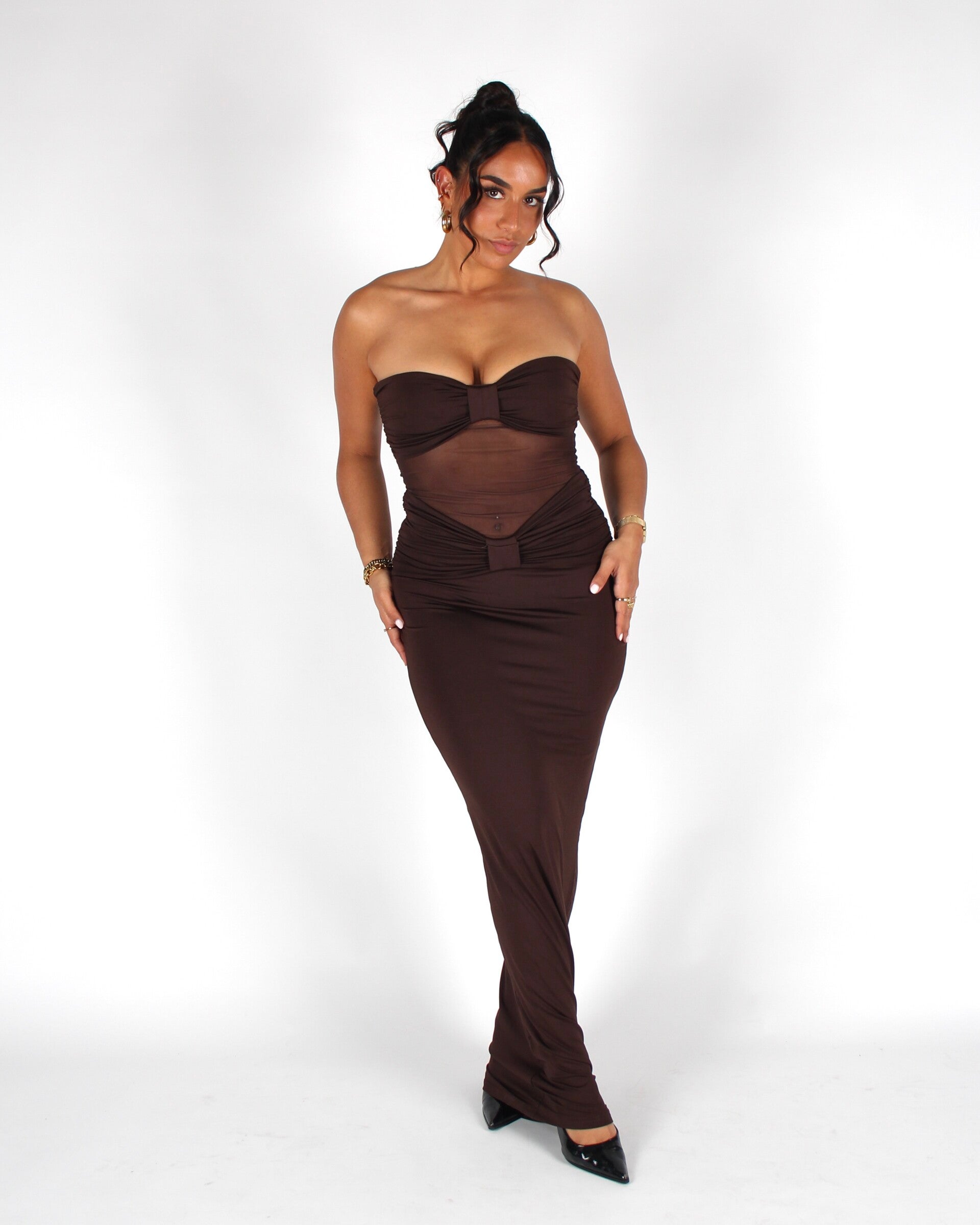 Maura Dress Brown