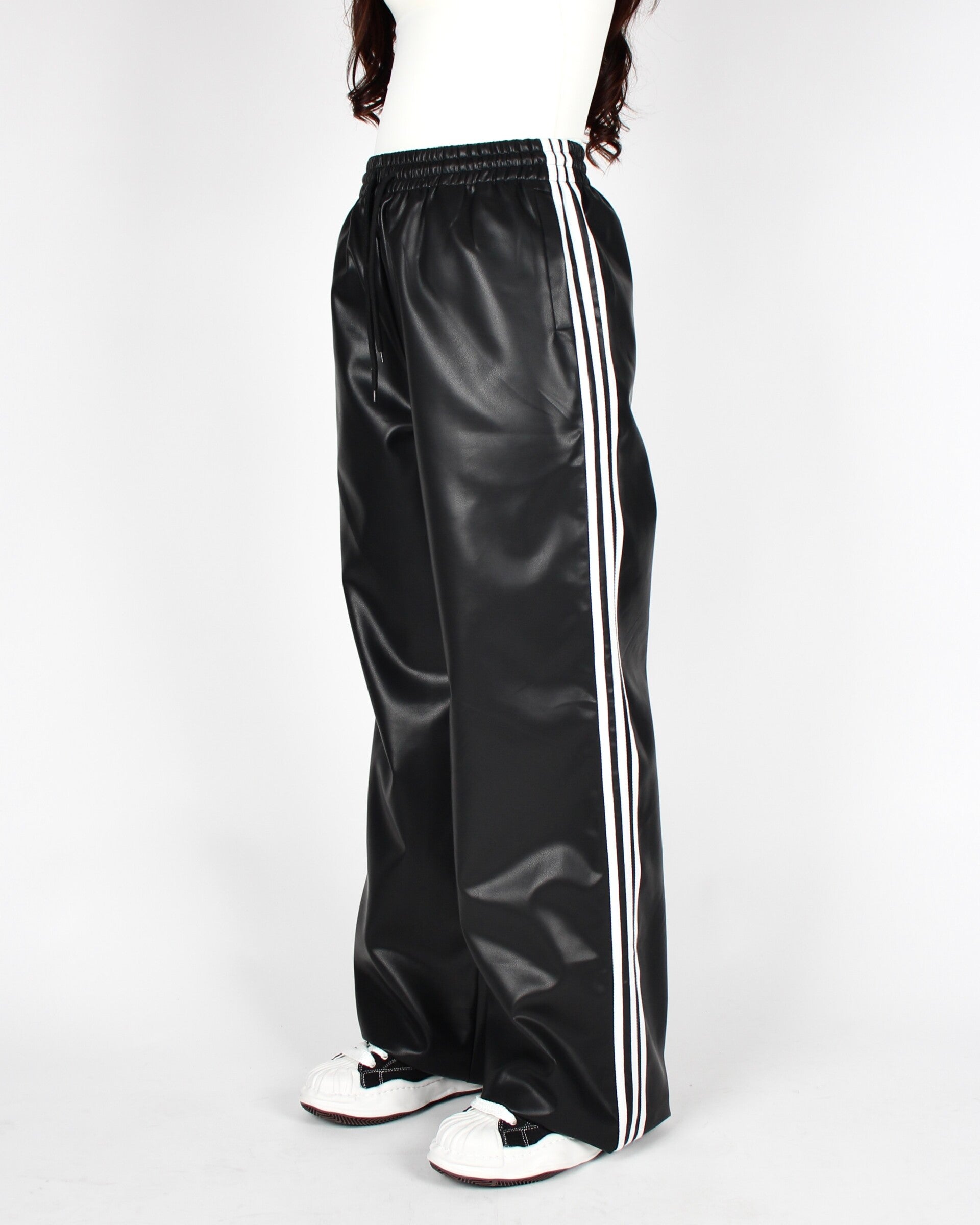 MTL Lux Leather Pants Black