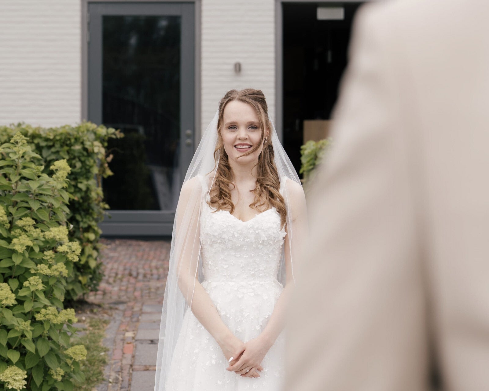 Bruidsmake-up tijdens een proefmake-up bij Bridal Touch