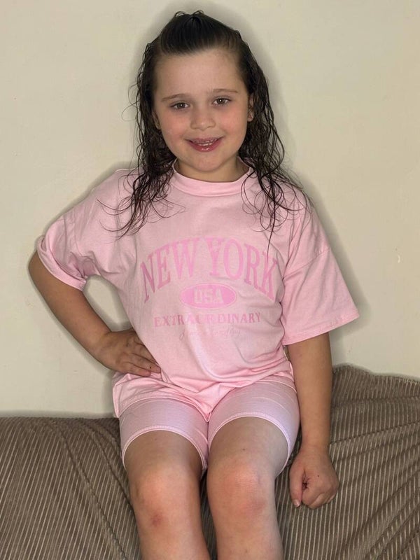 Pink New York set