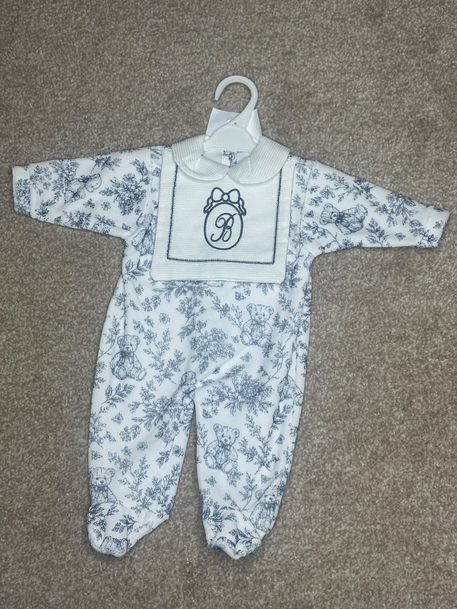 Beautiful blue sleepsuit
