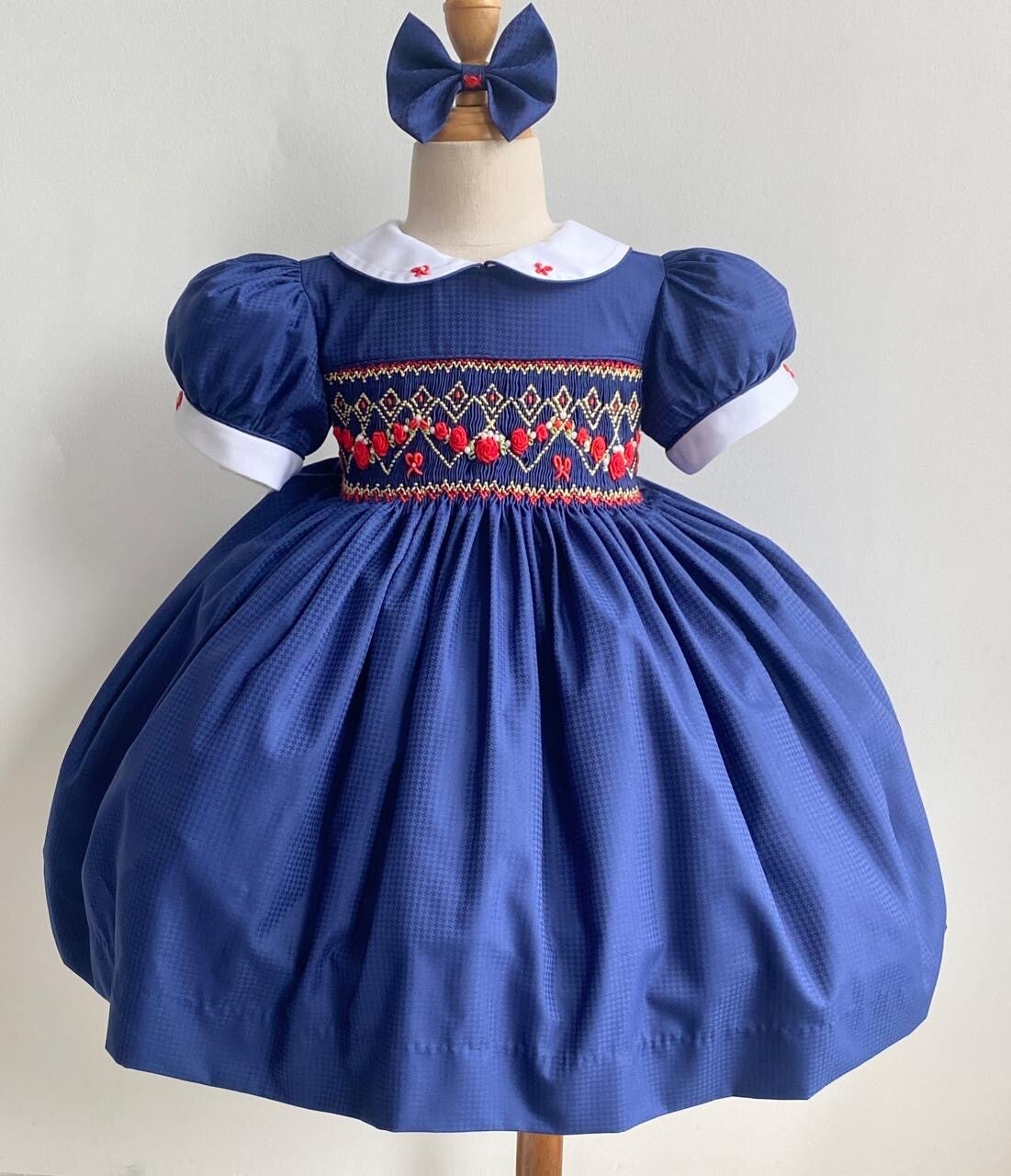 Navy Smock dress