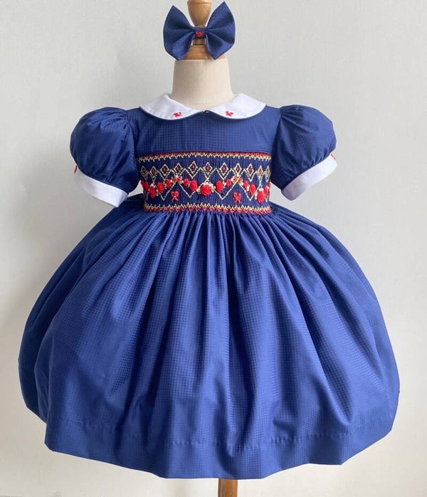 Navy Smock dress