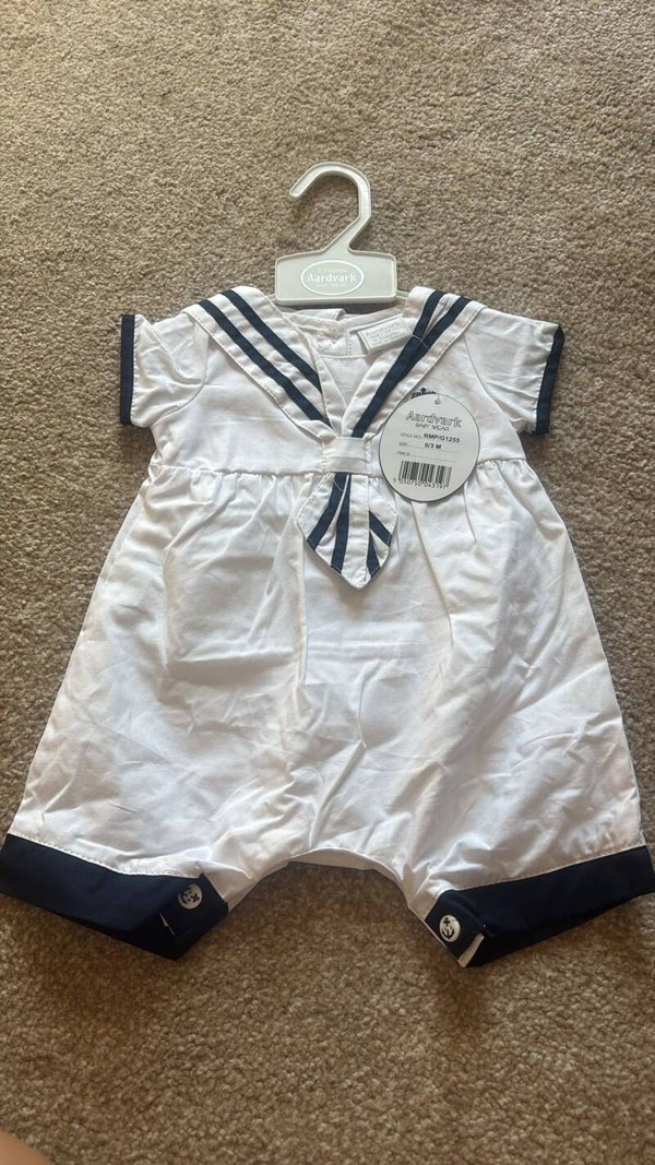 Baby boys sailor outfit