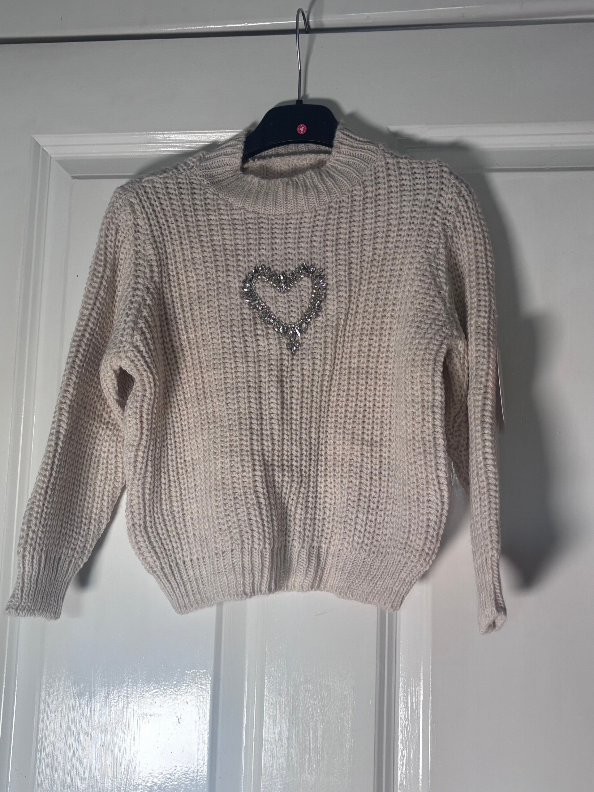 Cream soft knit jumper
