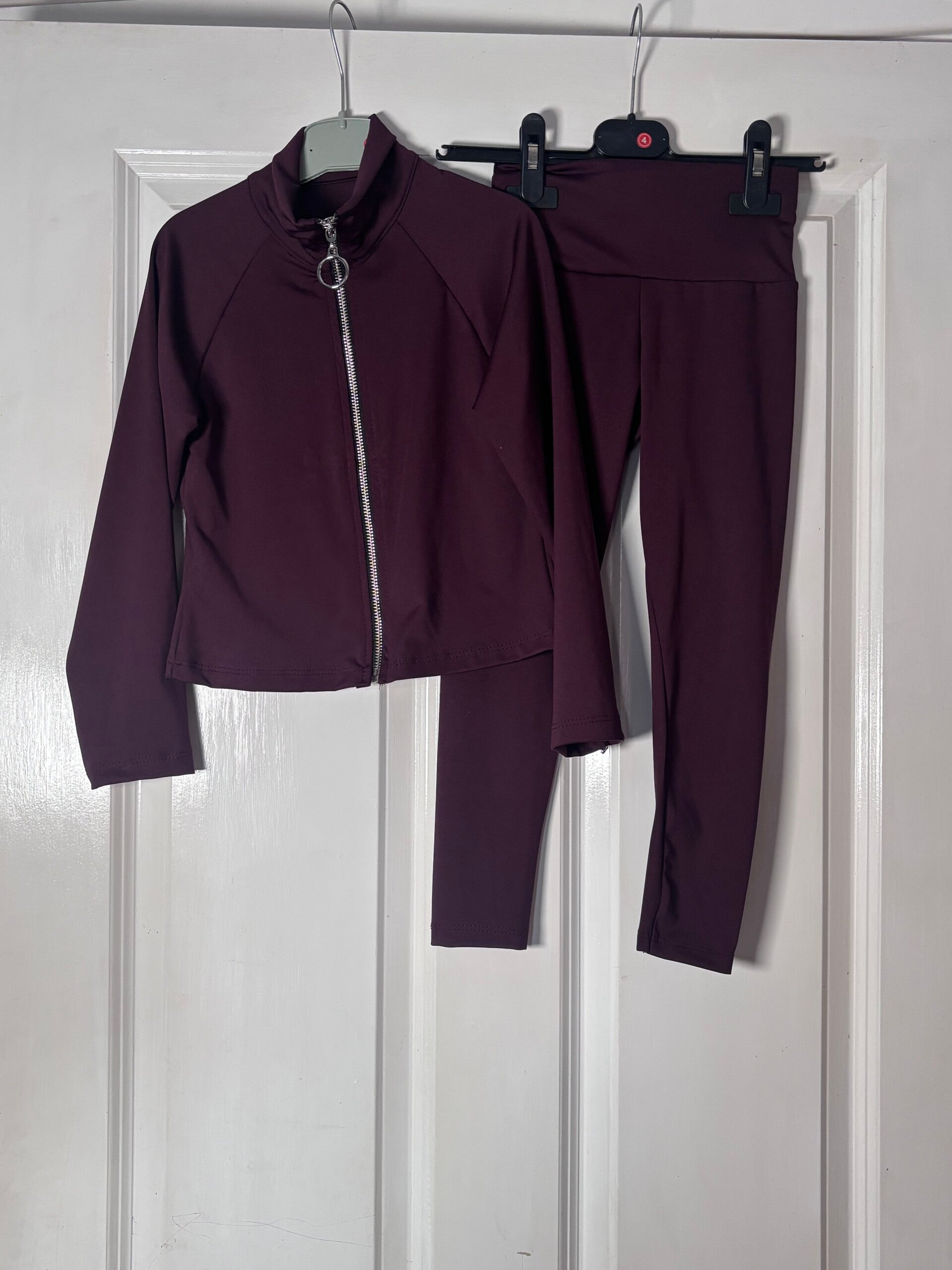 Burgundy gym sets