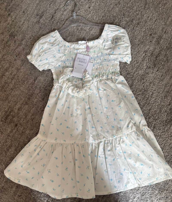 Girls smocked style dress