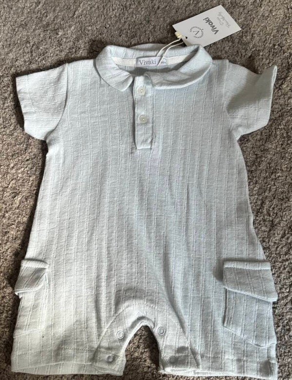 Light blue romper