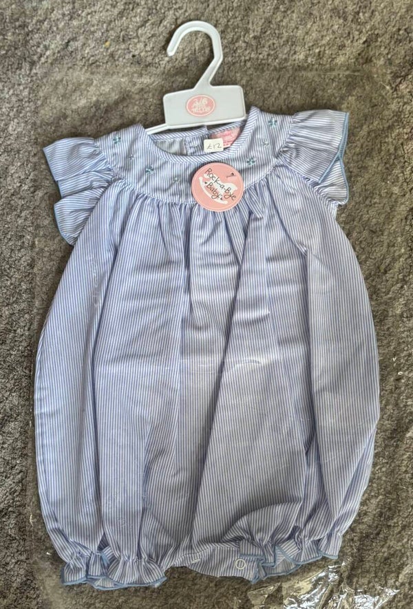 Blue flower romper