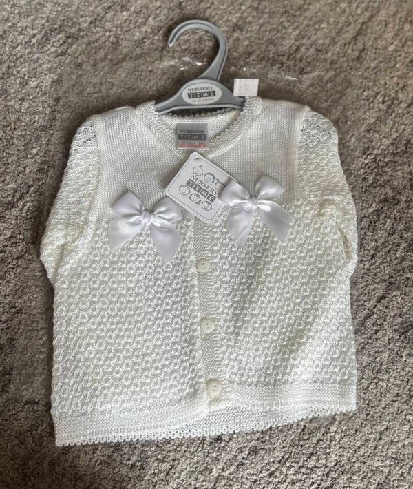 Bow detail cardigan