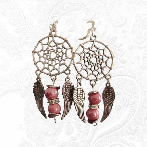 Boucle d’oreilles fantaisies ailes
