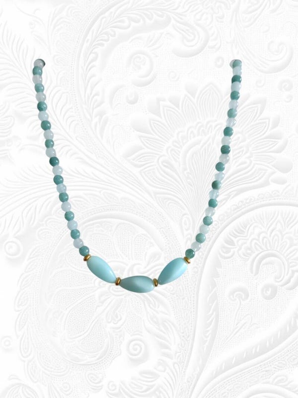 Collier en aventurine verte