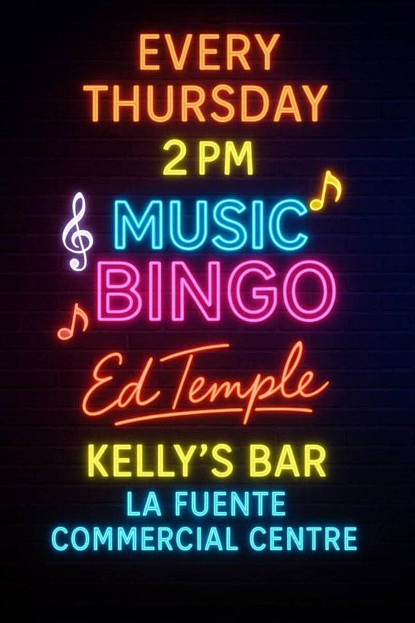 MUSIC BINGO ED TEMPLE