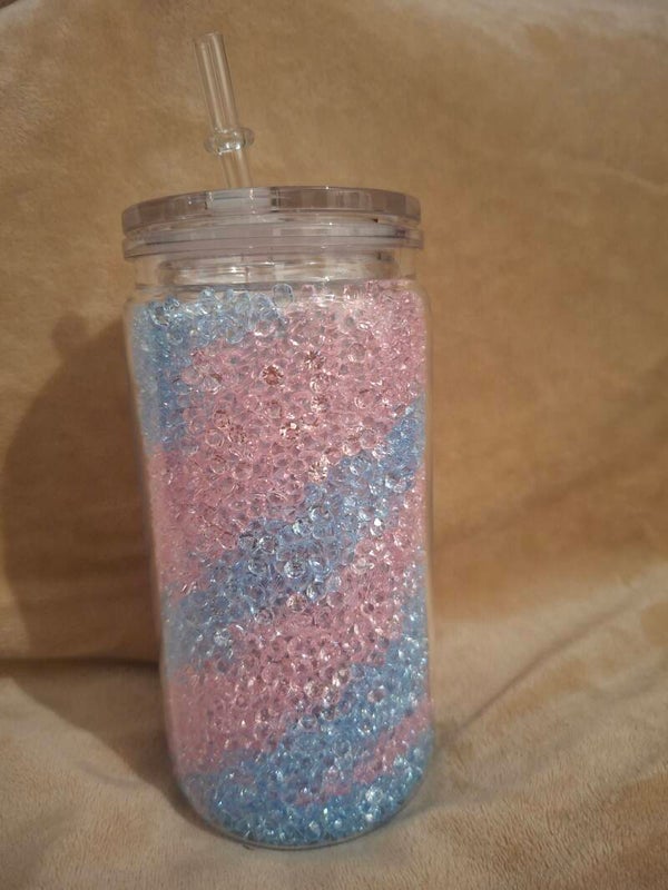 Drinkbeker acrylsteentjes