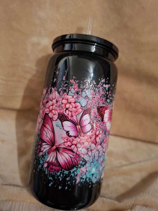 Drinkbeker VLINDER zwartebeker