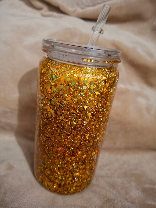 Drinkbeker glitter