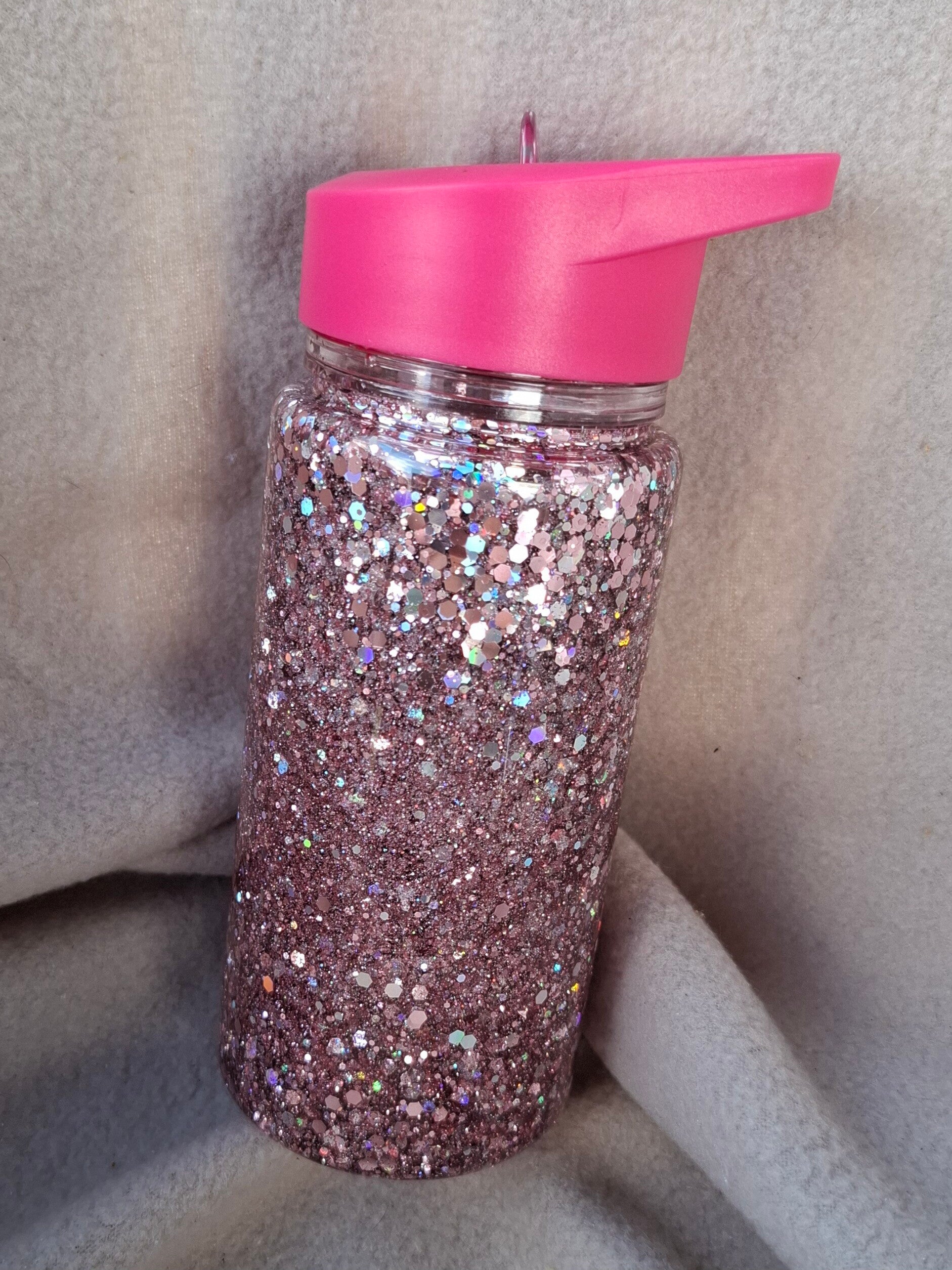 Drinkfles klein glitter