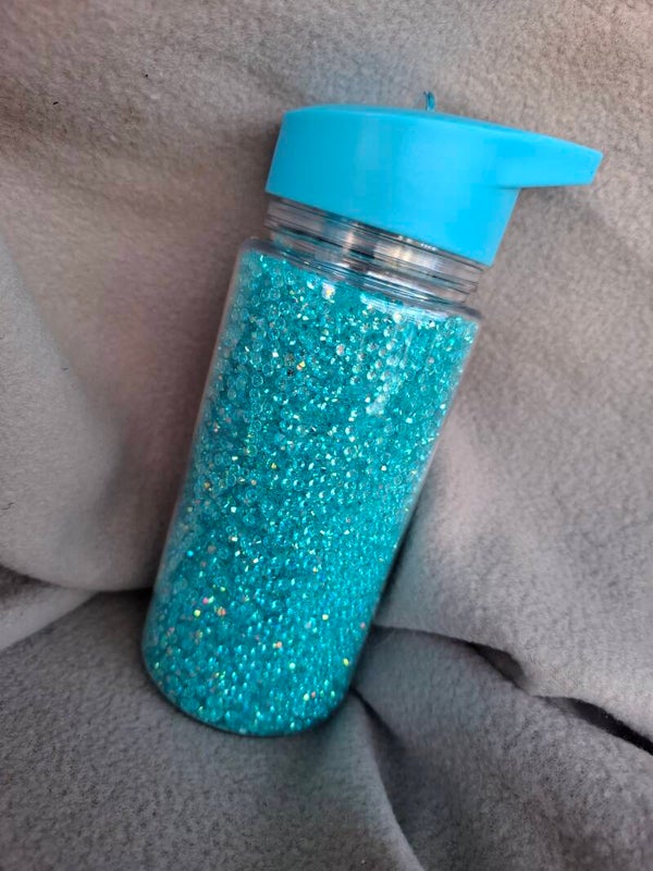 Drinkfles klein strassteentjes