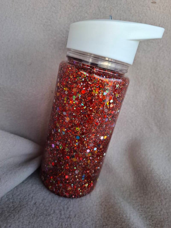 Drinkfles klein glitter