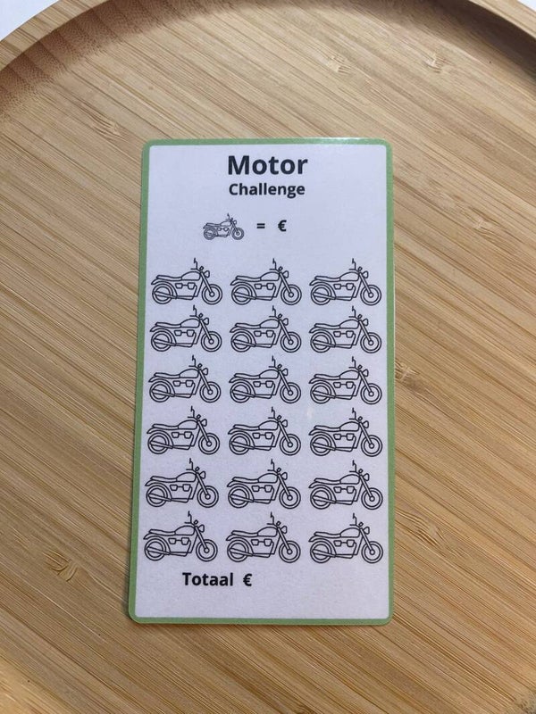 Spaarchallenge MOTOR