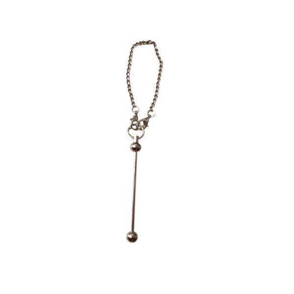 Beadable jaszipperstaaf - Zilver