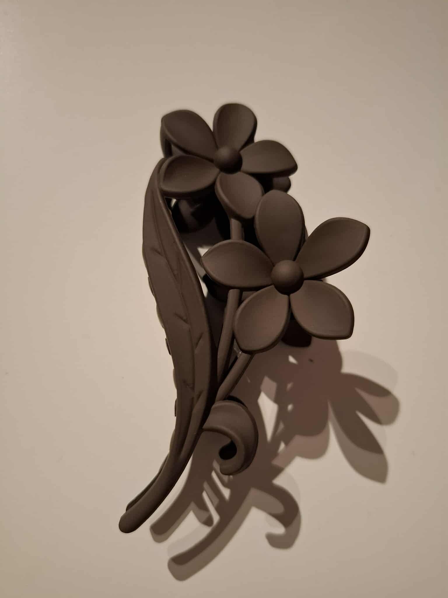 Haarklem Bloem Donker Bruin