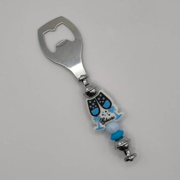 Flessenopener - CHEERS blauw