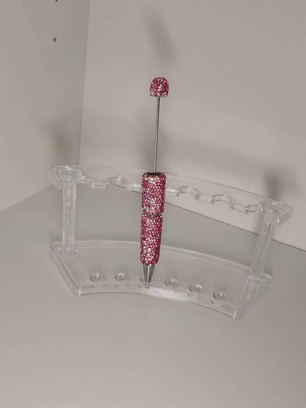 Beadable Rhinestone pen - Roos