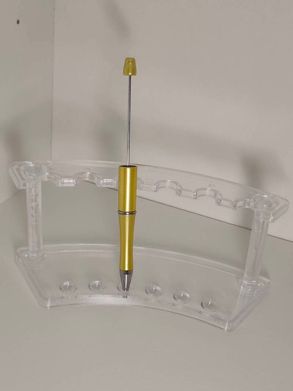 Beadable pen - Okergeel