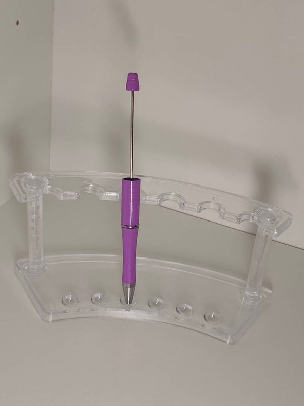 Beadable pen - Paars Licht Glitter