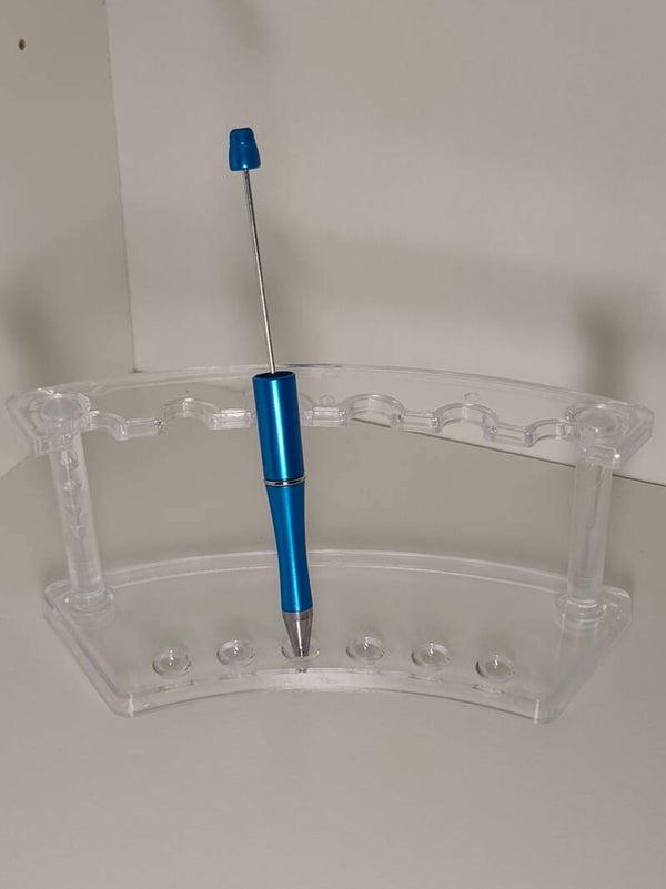 Beadable pen - Aqua Blauw