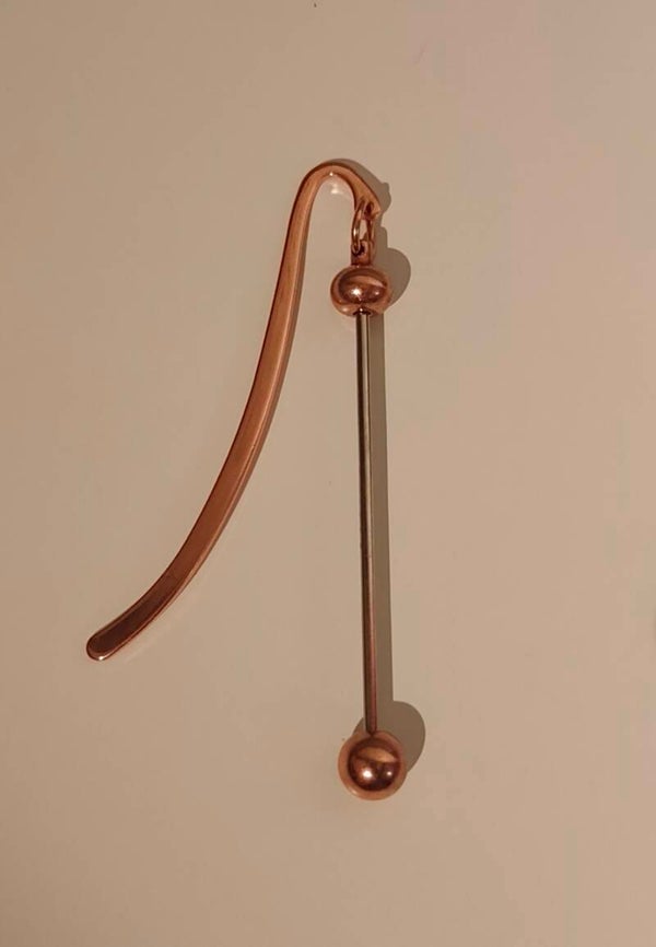 Beadable boekenlegger - Rose