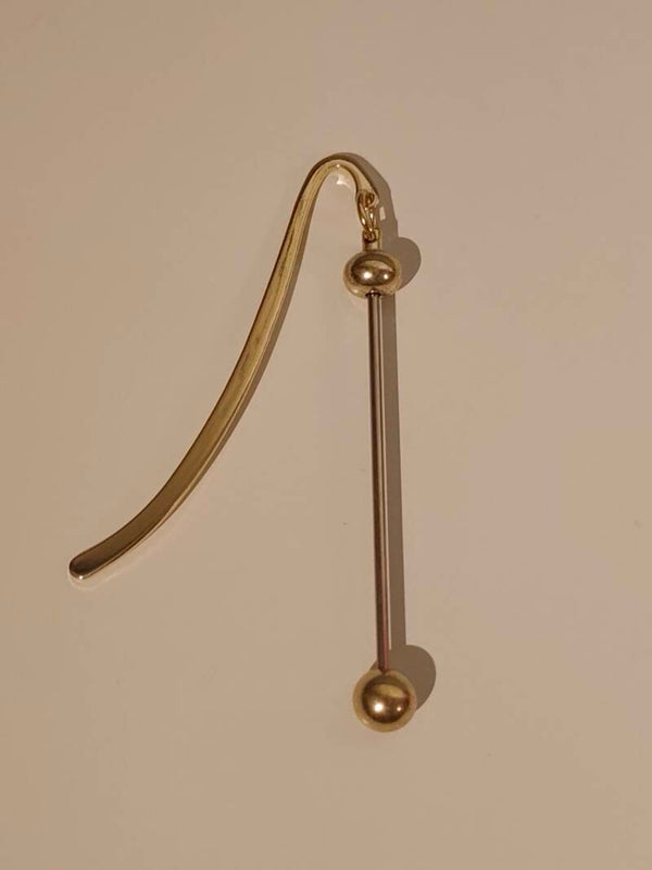 Beadable boekenlegger - Goud