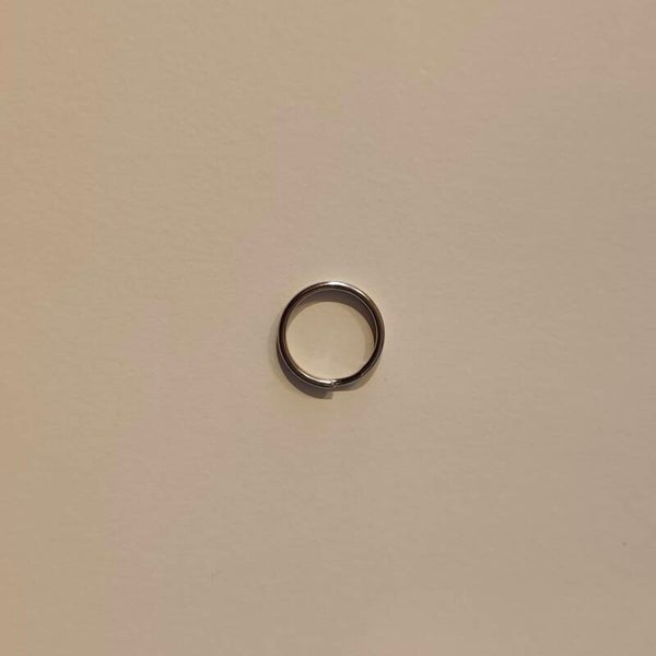 Sleutelhangerring 15mm - Zilver