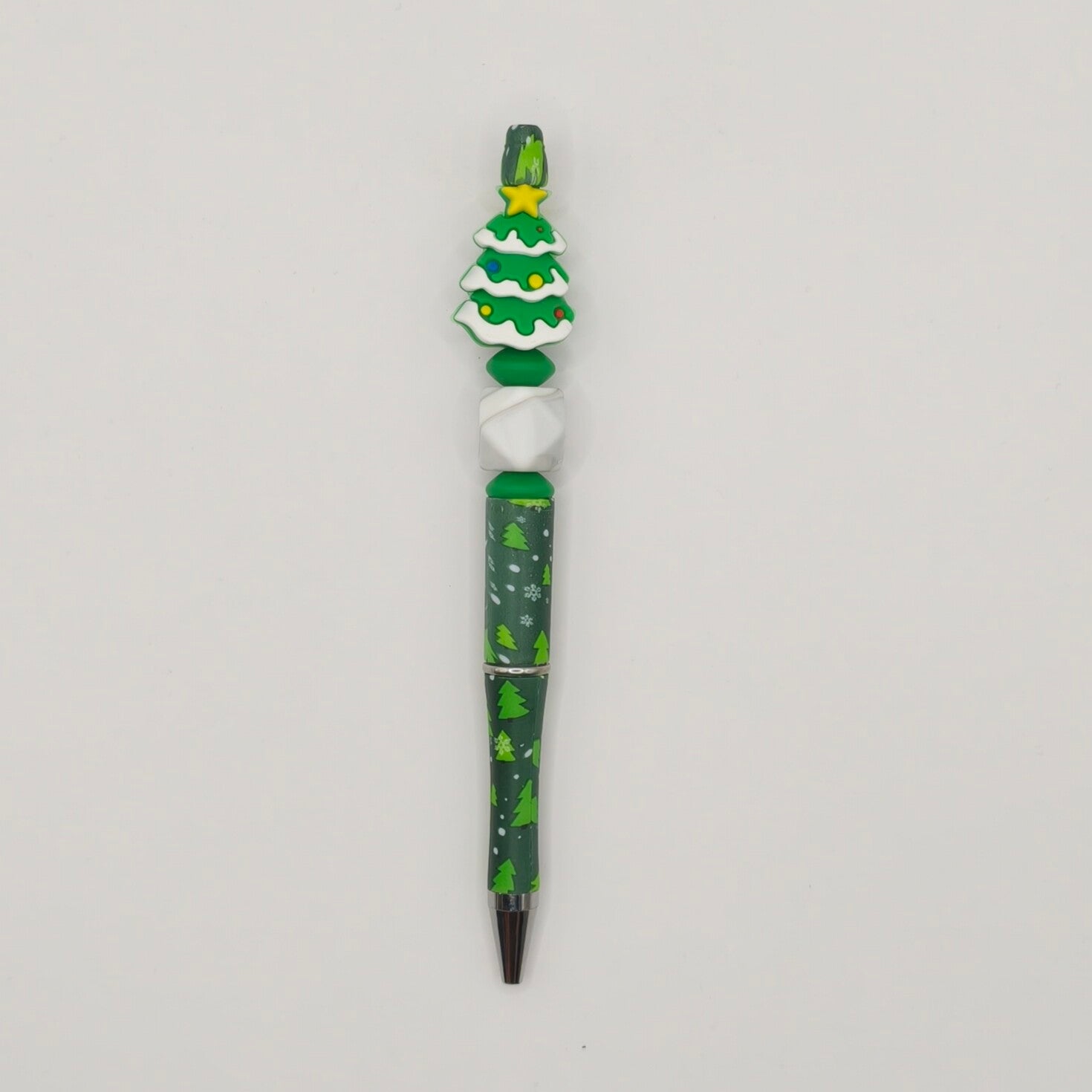 Kerst kralenpen - KERSTBOOM groen