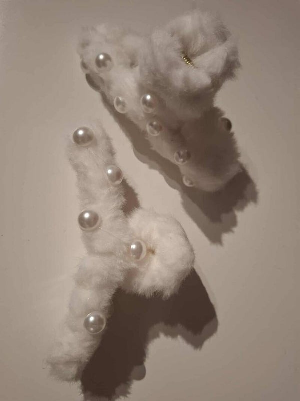 Haarklem lus parel wit