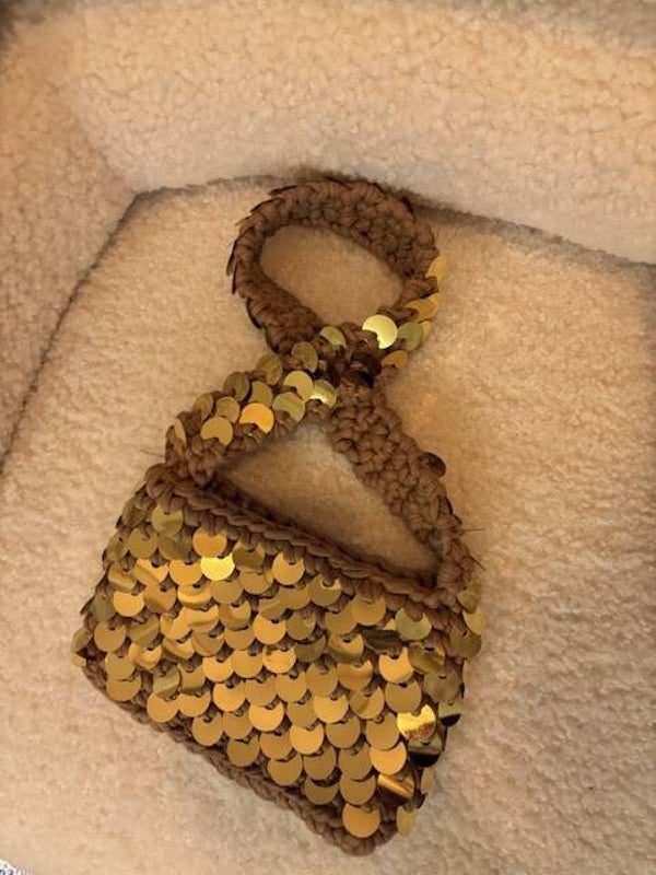 TASSI beige pailetten