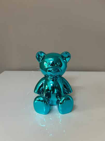 Beer Mini Blauw chrome