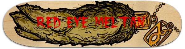 Red eye meltan skate board