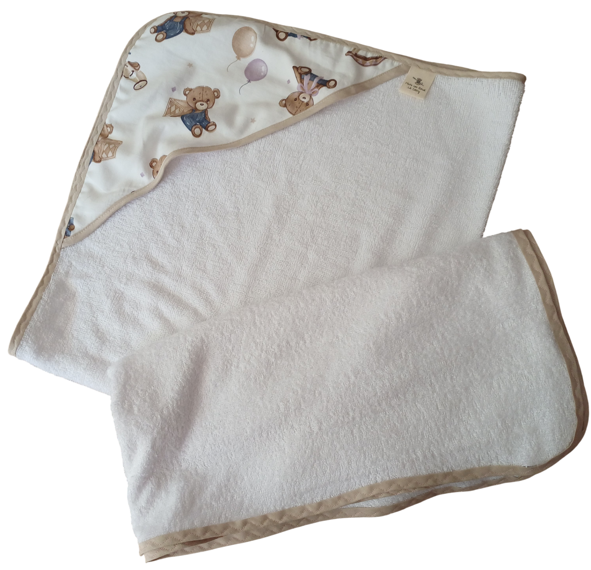 TOALLA DE BAÑO OSITOS NIÑO