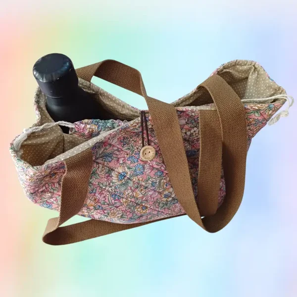 BOLSO PASEO FLORES ROSAS