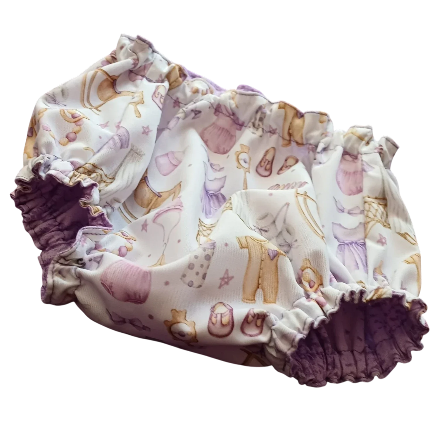 CULOTE CUBREPAÑAL JUGUETES MALVA