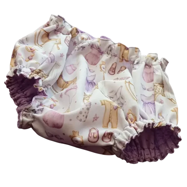 CULOTE CUBREPAÑAL JUGUETES MALVA