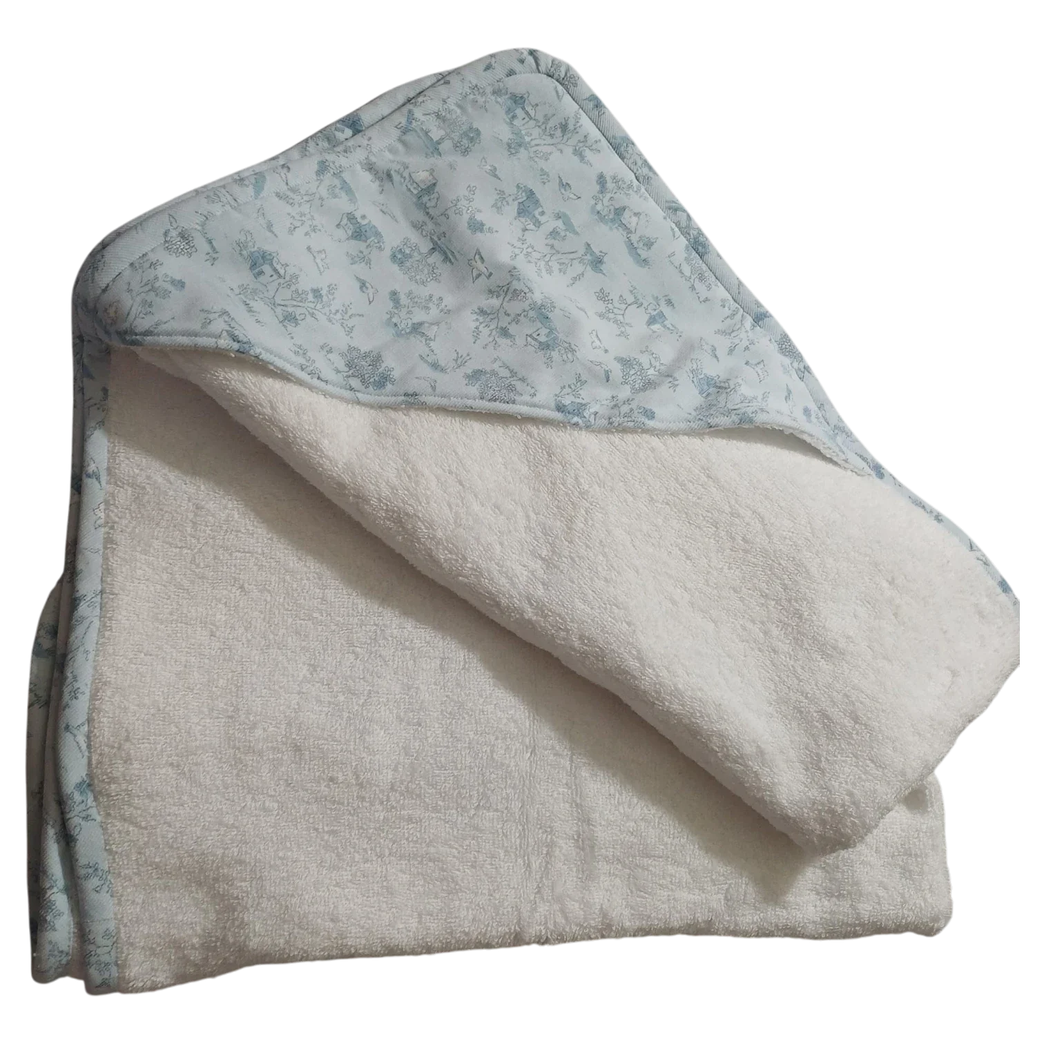 TOALLA DE BAÑO CASITAS AZULES