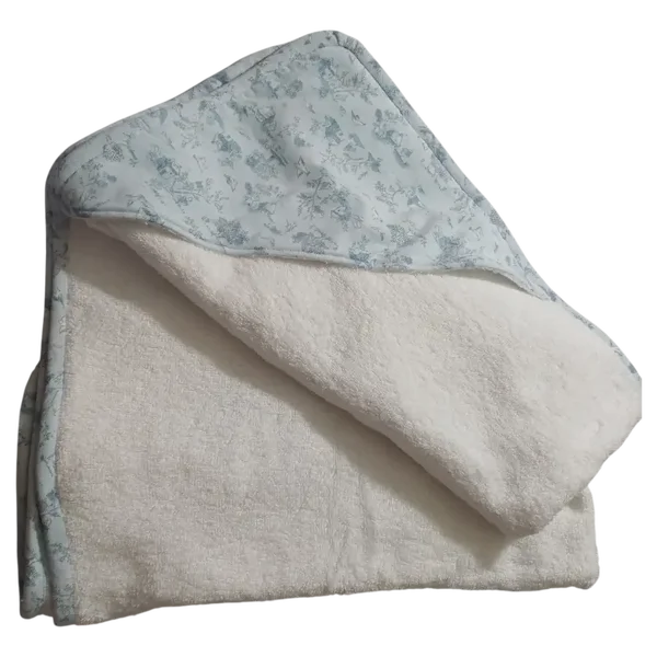 TOALLA DE BAÑO CASITAS AZULES