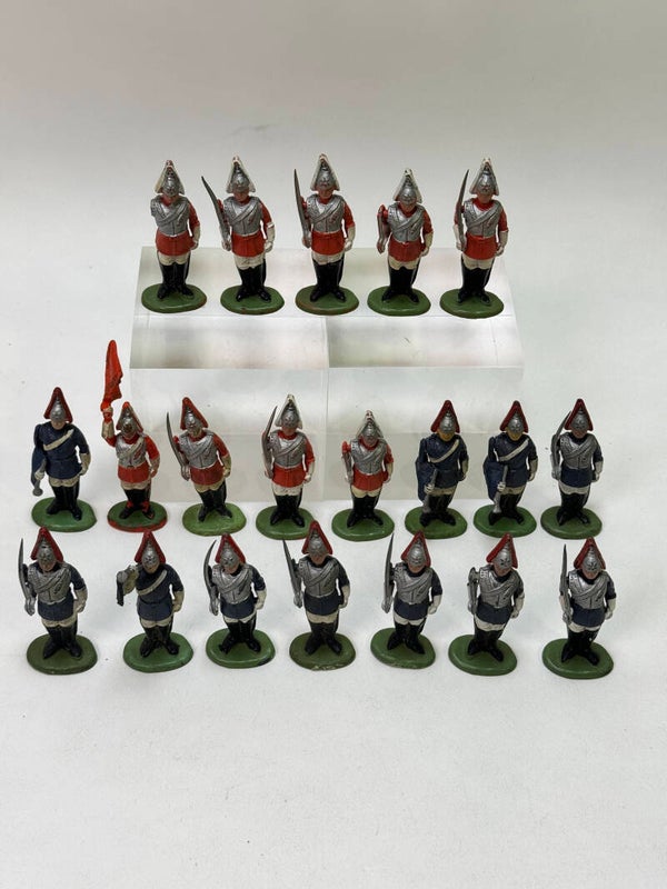 Lot de 12 figurines Elastolin soldats guerre indépendance USA (OB126)