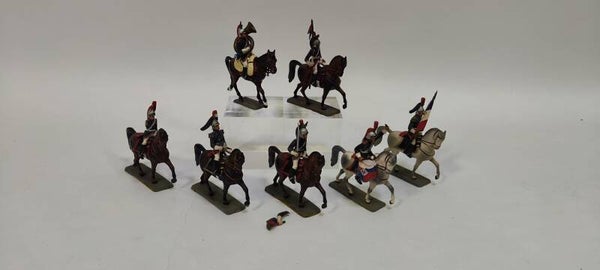 Lot de 7 figurines Starlux garde républicaine (OB146)